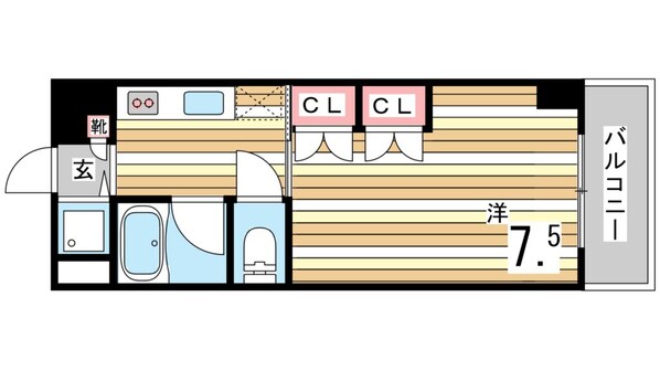 芦屋精道町アネックスの物件間取画像